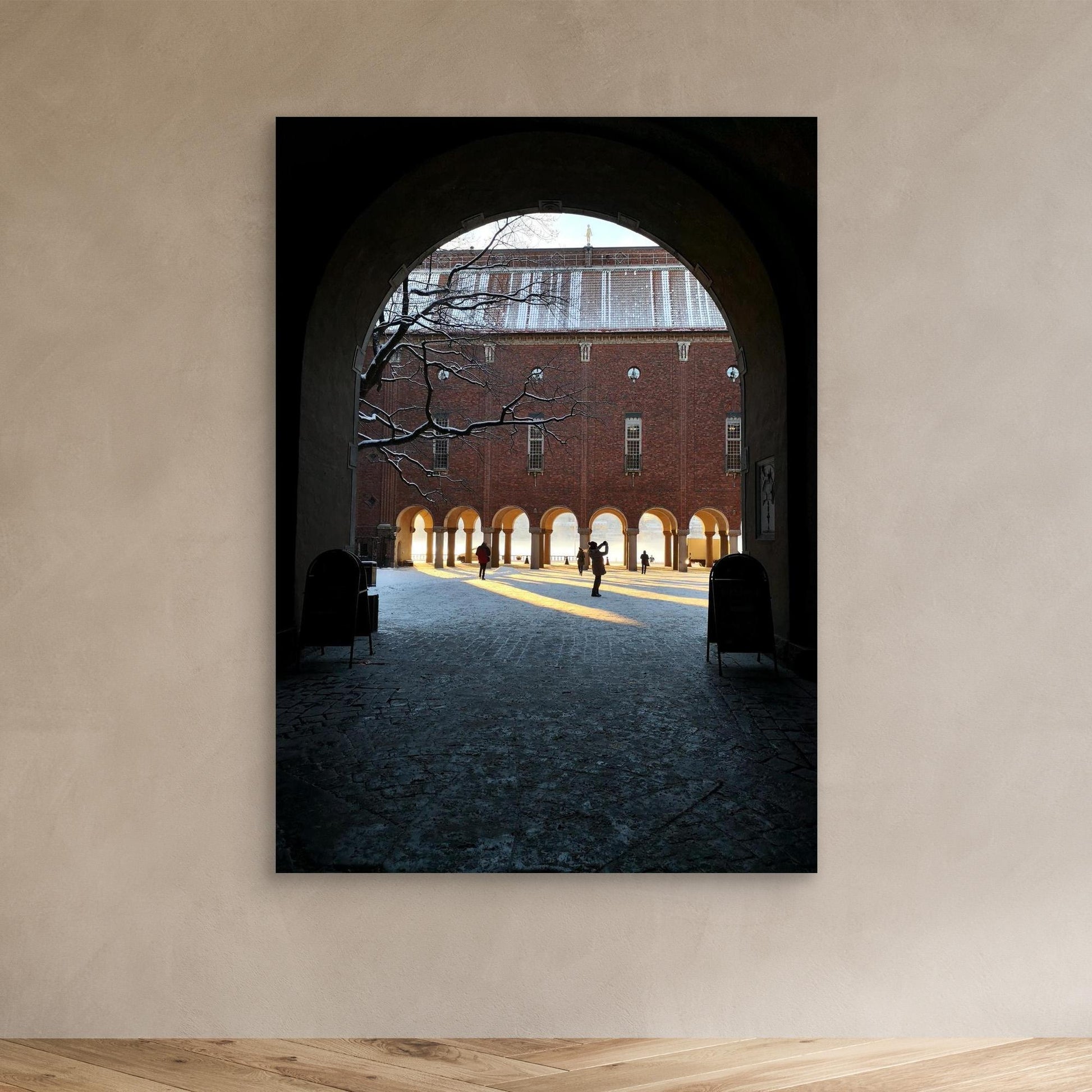 Stockholm City Hall courtyard