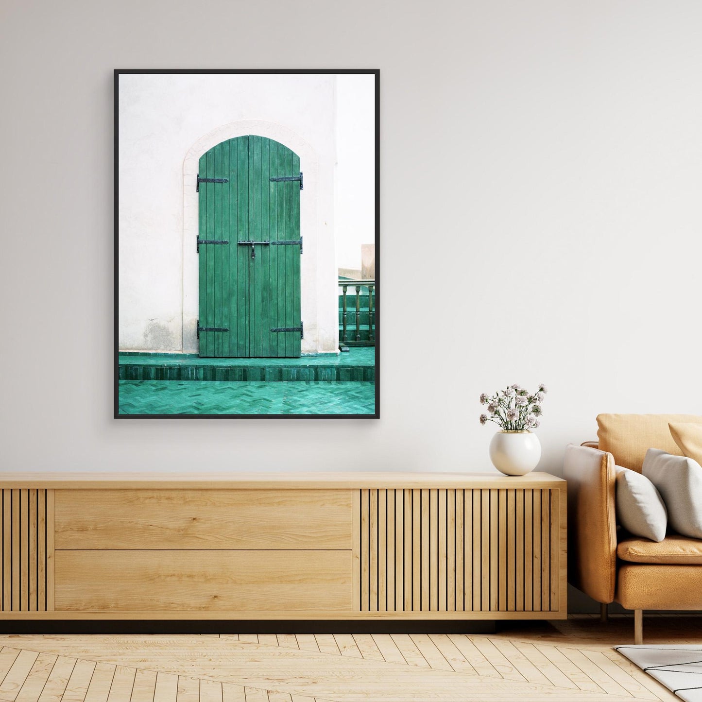 Marrakesh Green Door by Raisa Zwart