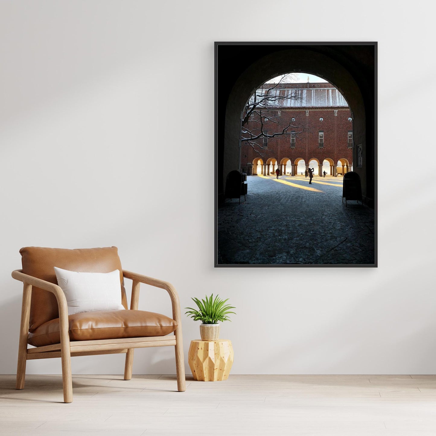 Stockholm City Hall courtyard