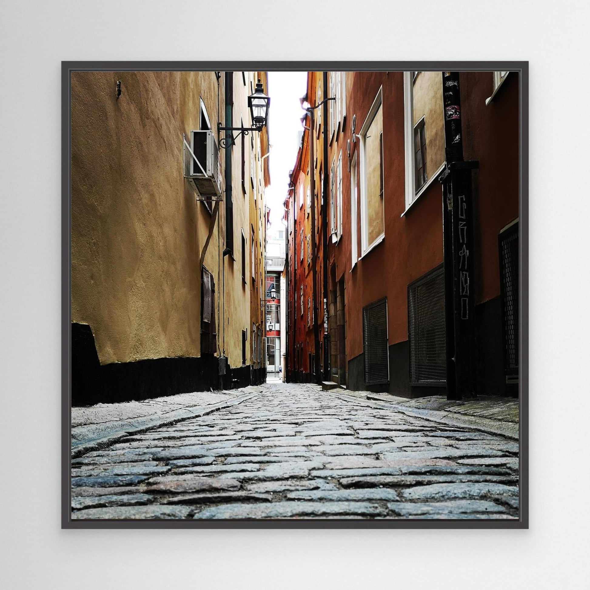 Narrow street Old Town, Stockholm