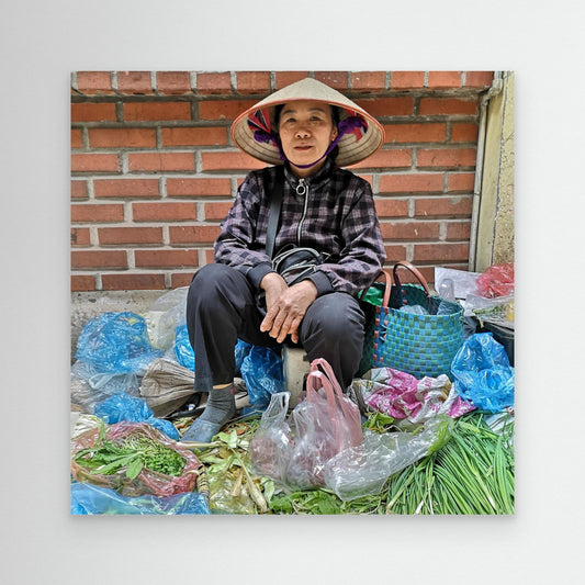 Veggies sales Hanoi