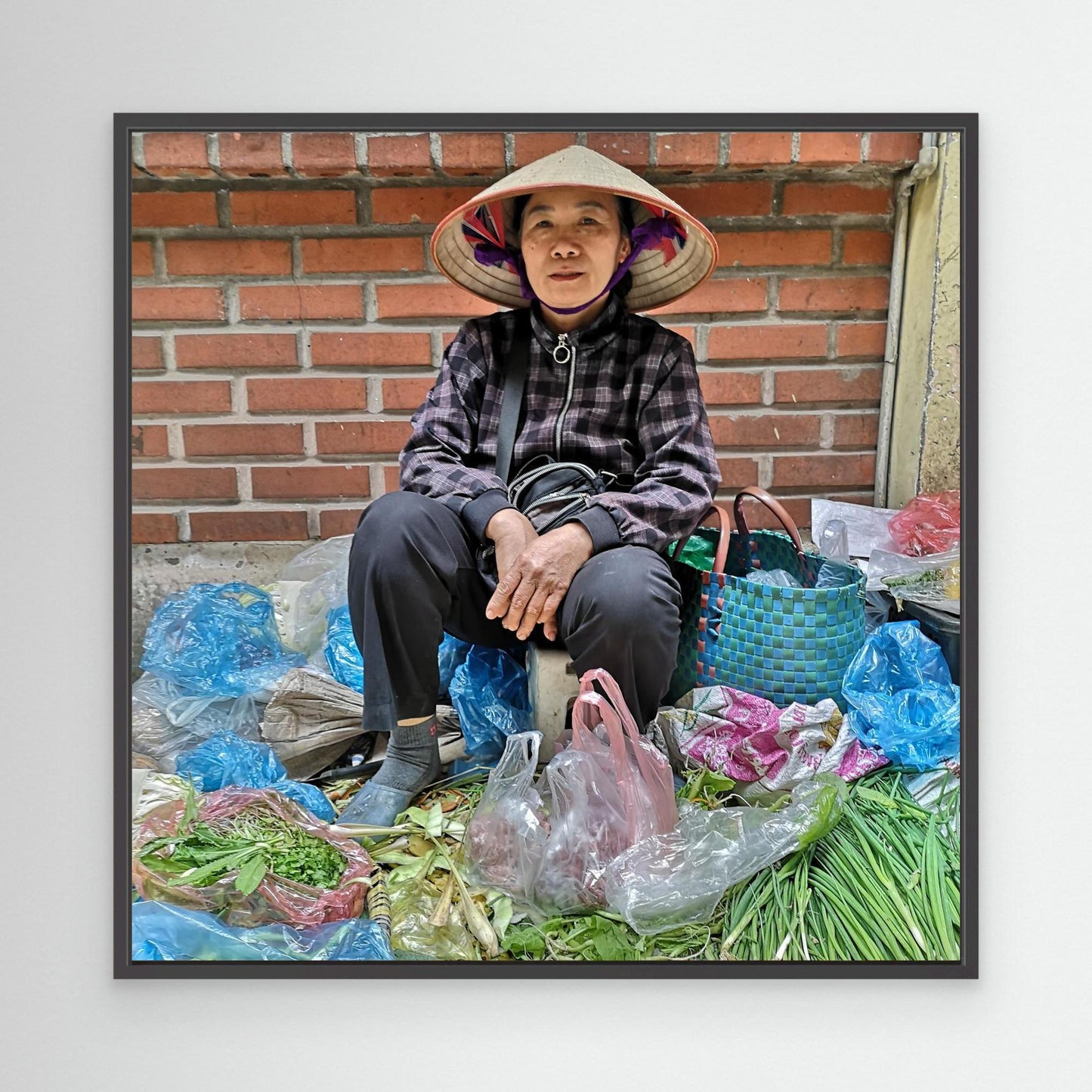 Veggies sales Hanoi