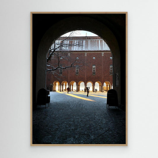 Stockholm City Hall courtyard