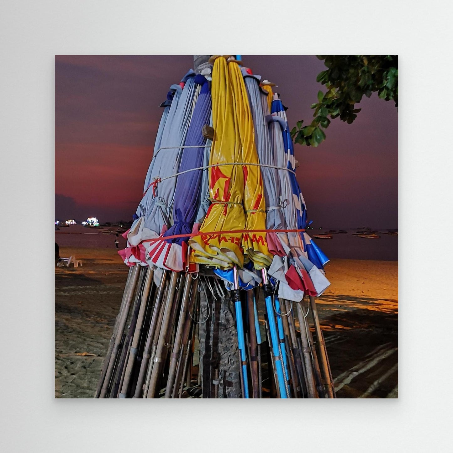 Parasols at rest
