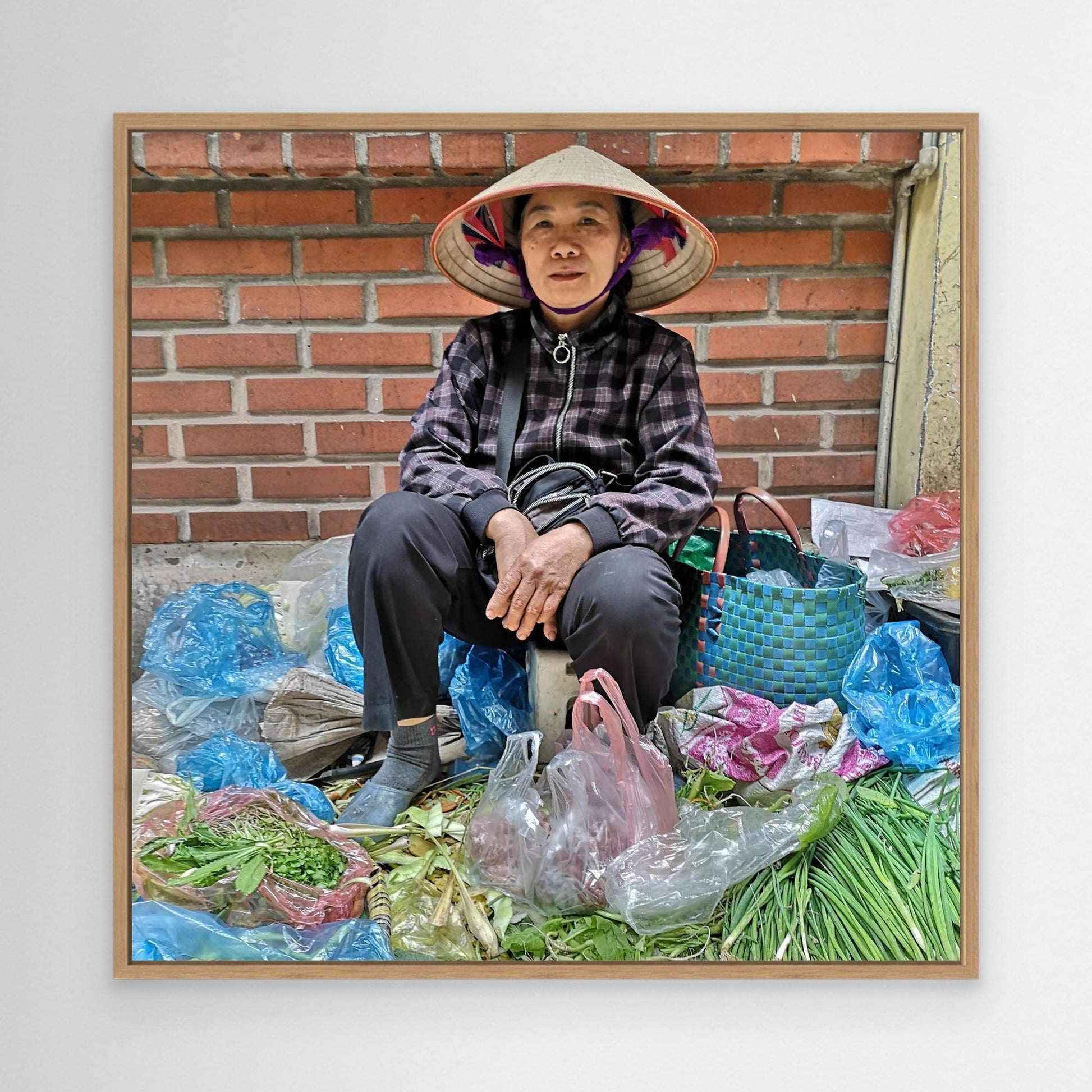 Veggies sales Hanoi