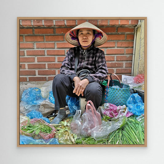 Veggies sales Hanoi