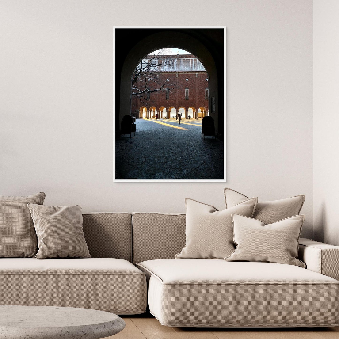 Stockholm City Hall courtyard