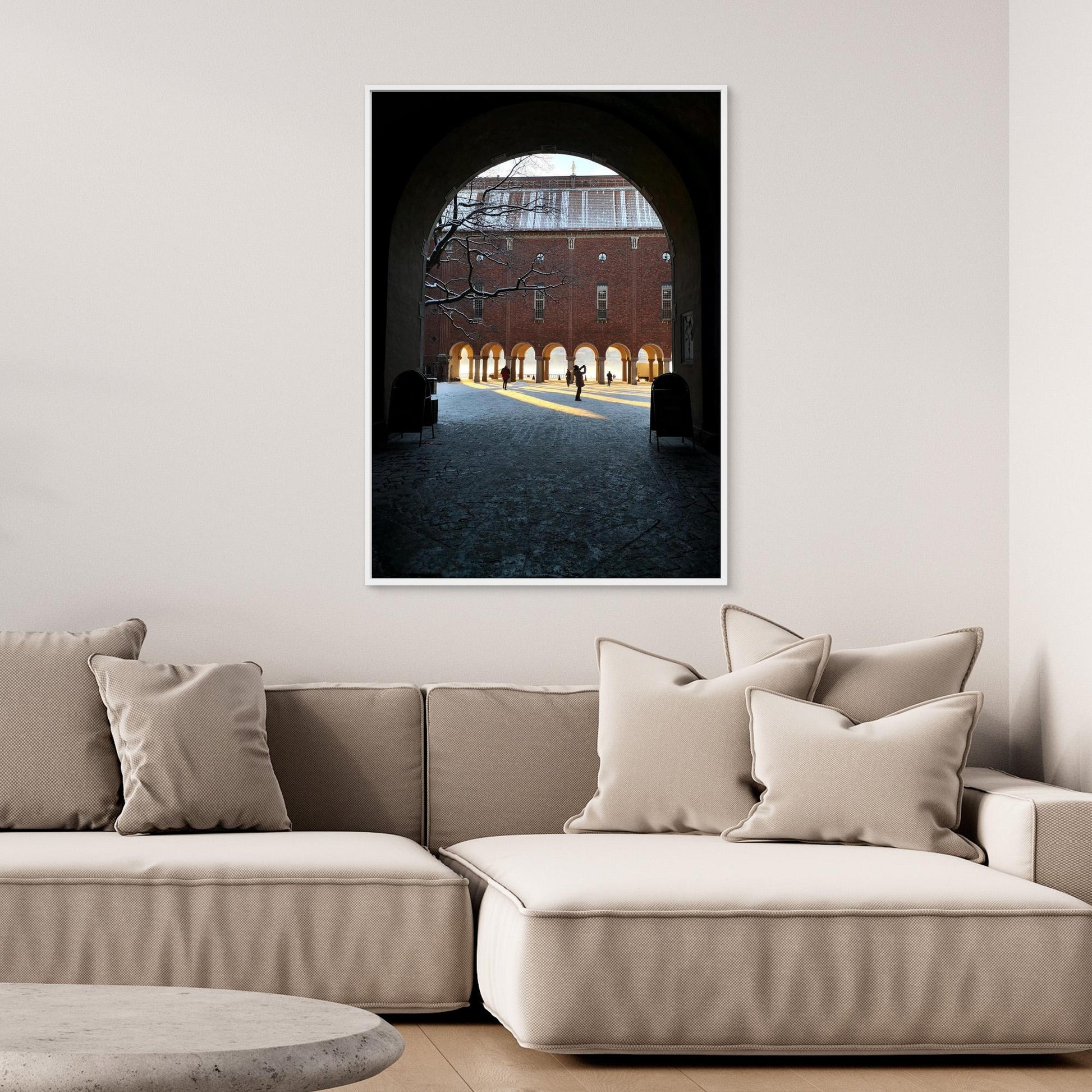 Stockholm City Hall courtyard