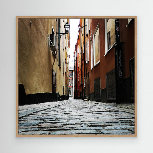 Narrow street Old Town, Stockholm