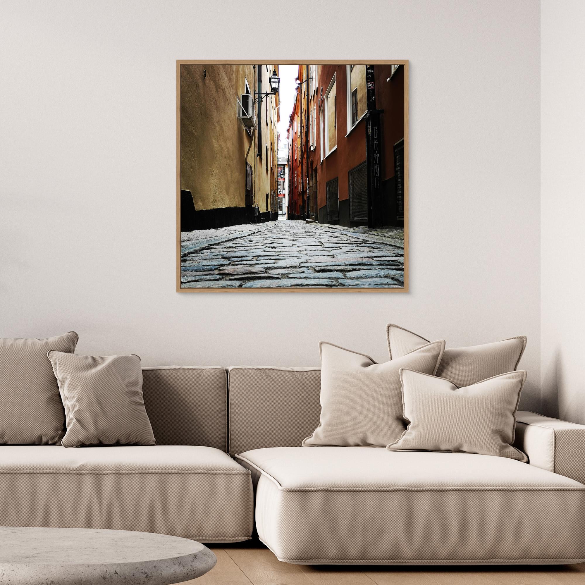 Narrow street Old Town, Stockholm