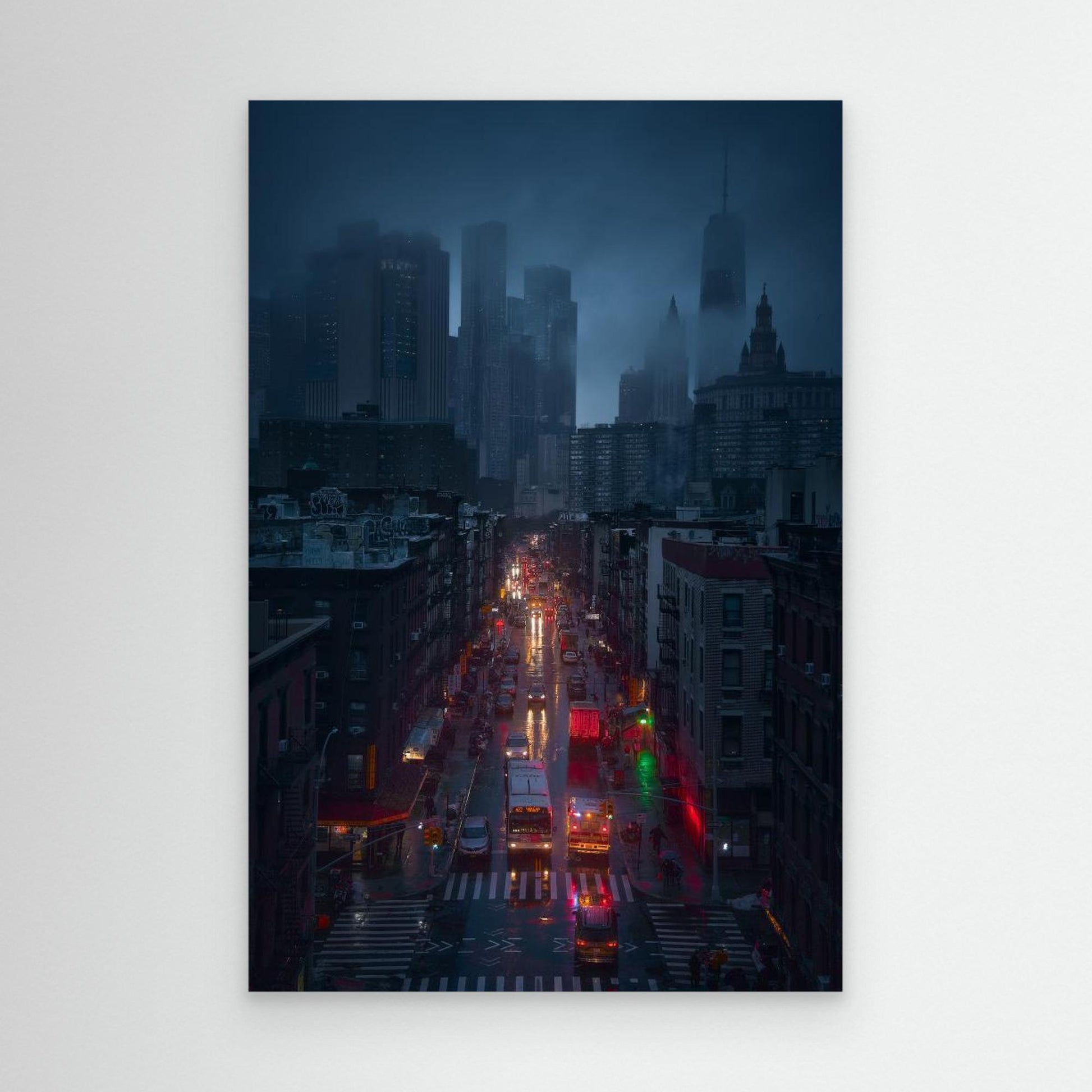 Raining China Town by Javier De La Torre