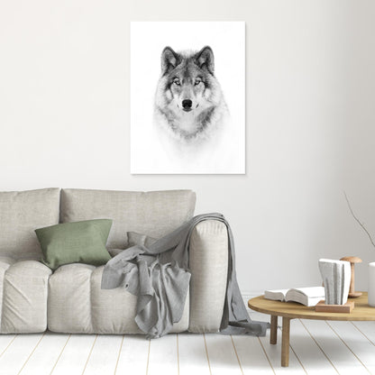 Portrait of a Timber Wolf by Jim Cumming