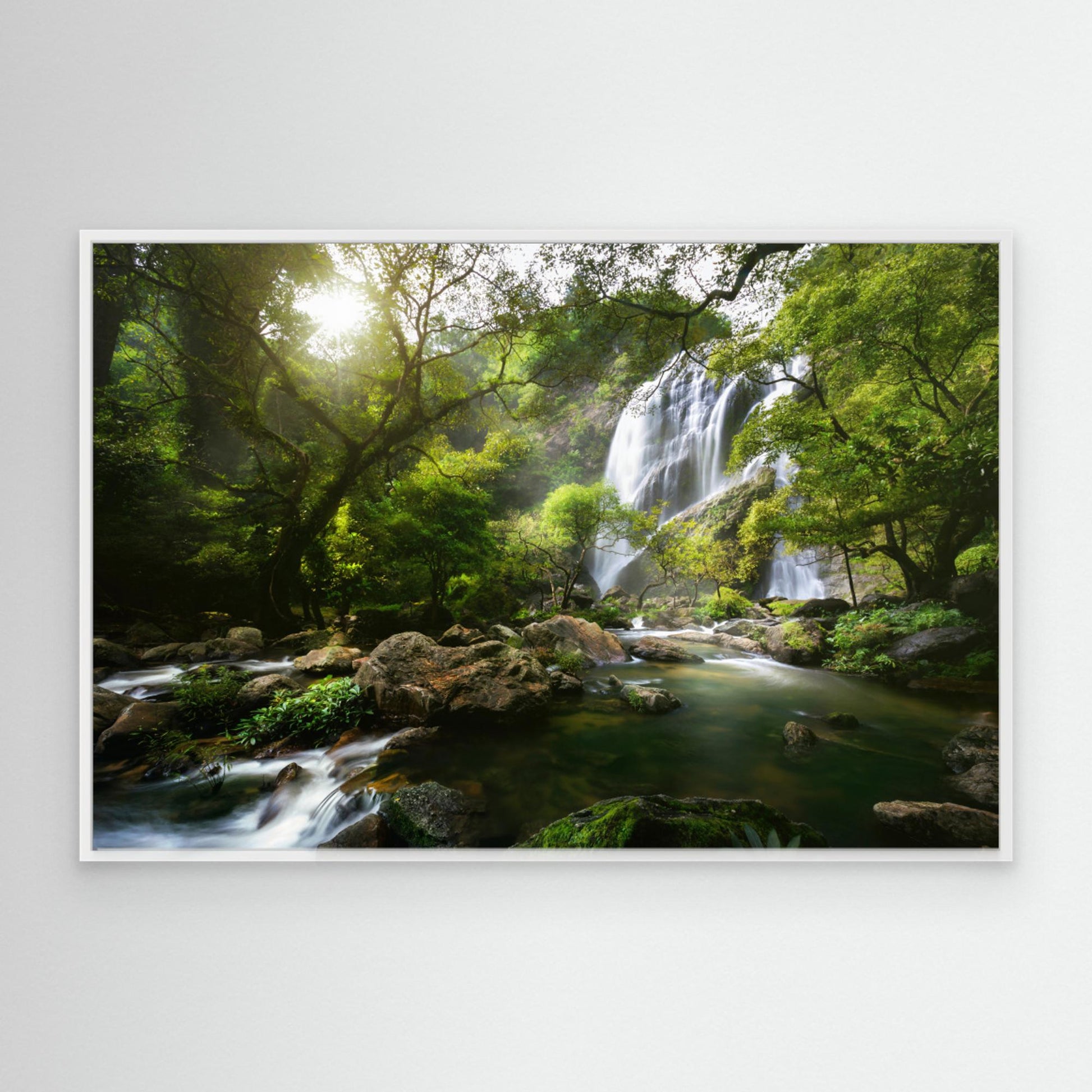 Mountain stream by Woraphon Banchobdi