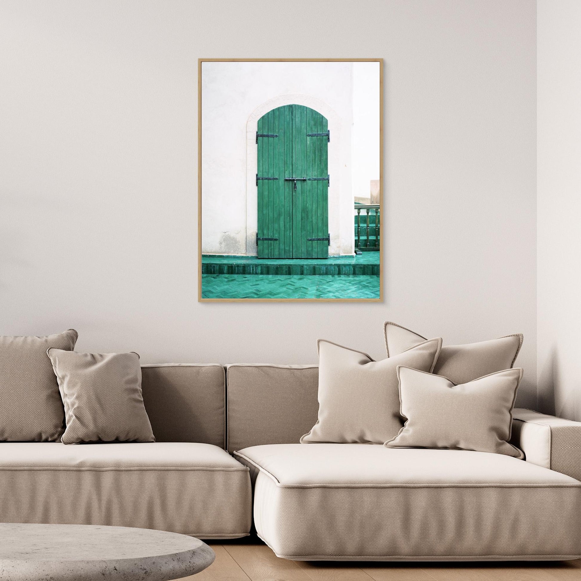Marrakesh Green Door by Raisa Zwart