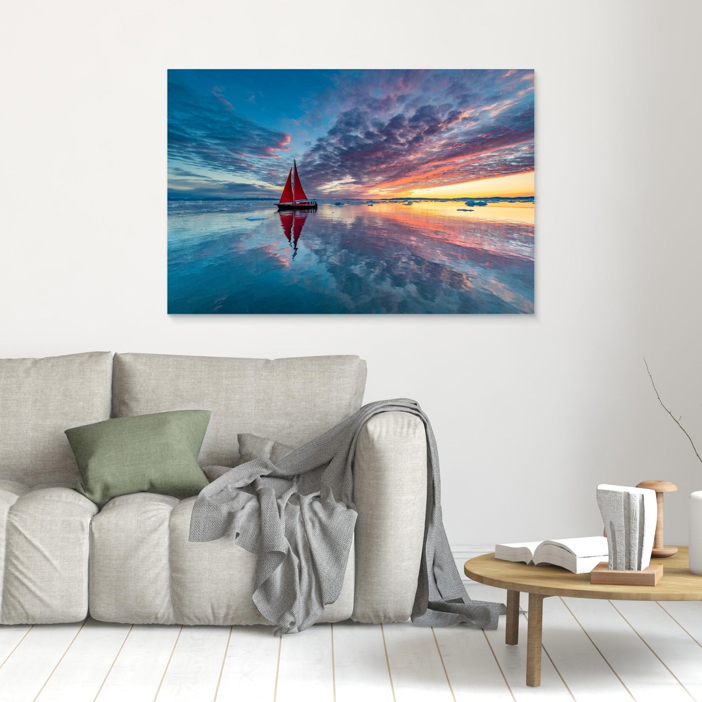 Greenland fire sky by Marc Pelissier