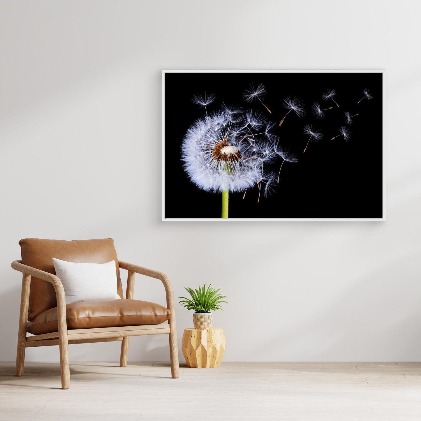 Dandelion Blowing by Bess Hamiti