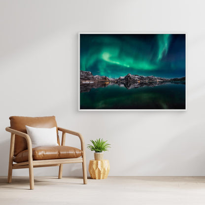 Lofoten Aurora Reflection by Javier De La Torre