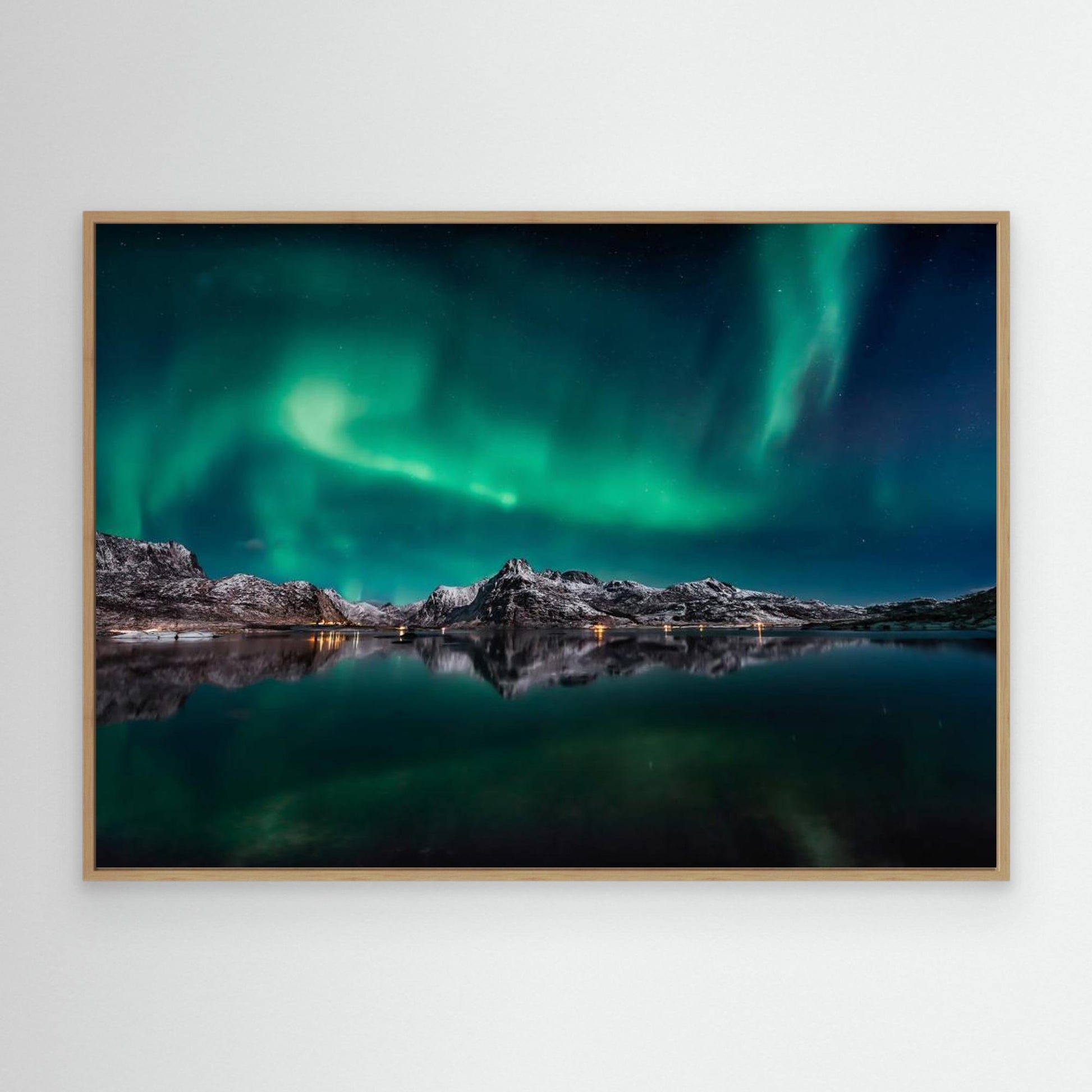 Lofoten Aurora Reflection by Javier De La Torre