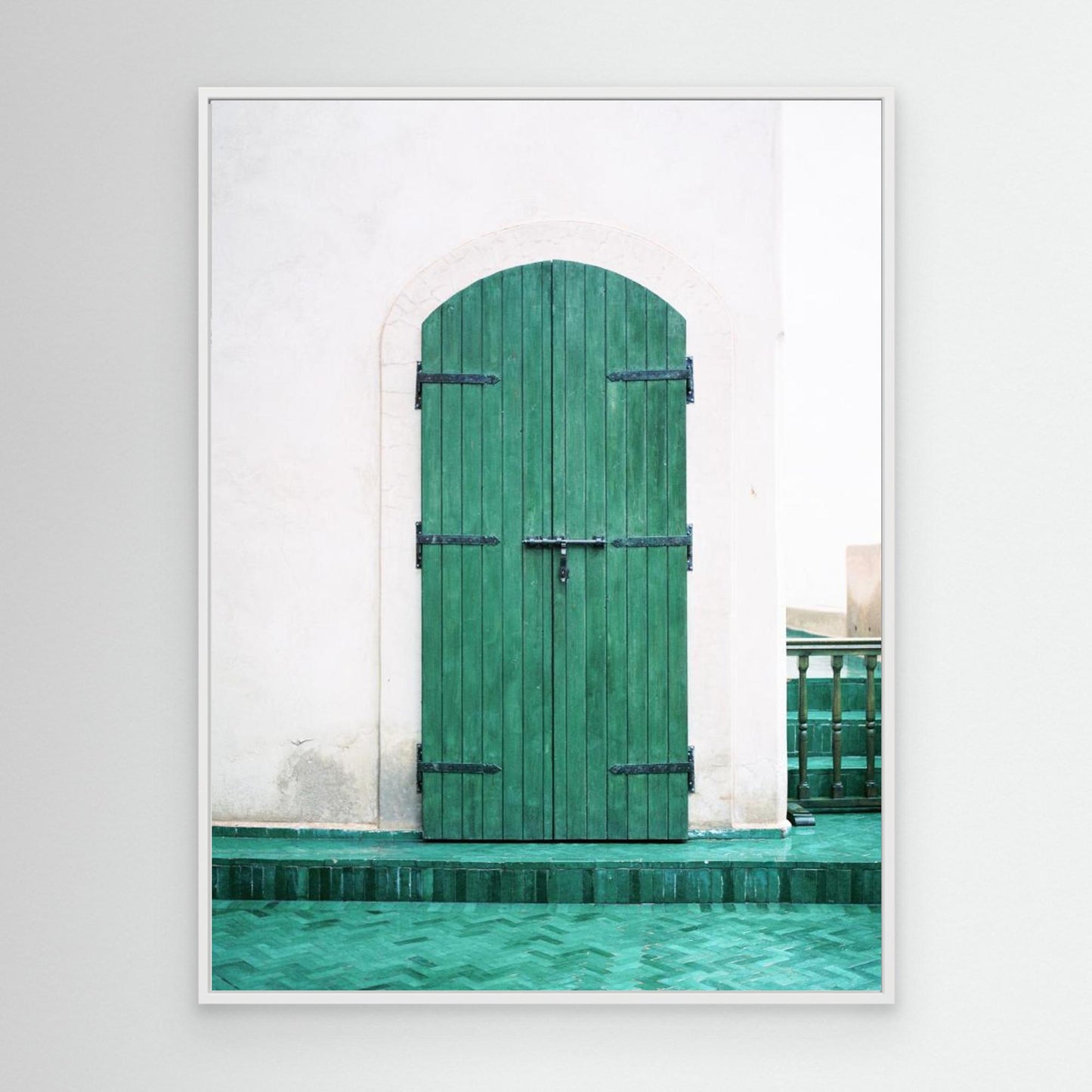 Marrakesh Green Door by Raisa Zwart