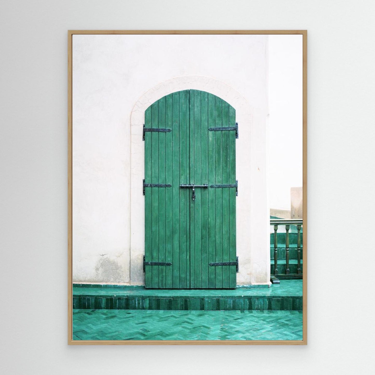 Marrakesh Green Door by Raisa Zwart