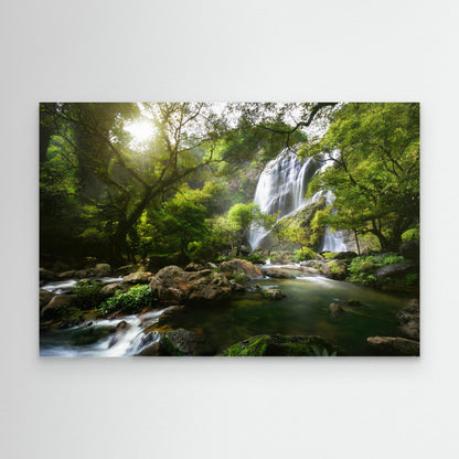 Mountain stream by Woraphon Banchobdi