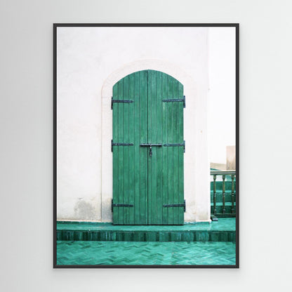 Marrakesh Green Door by Raisa Zwart