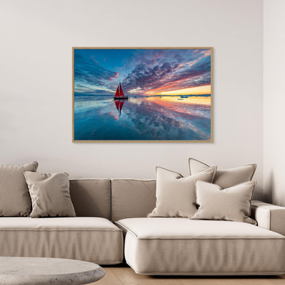 Greenland fire sky by Marc Pelissier