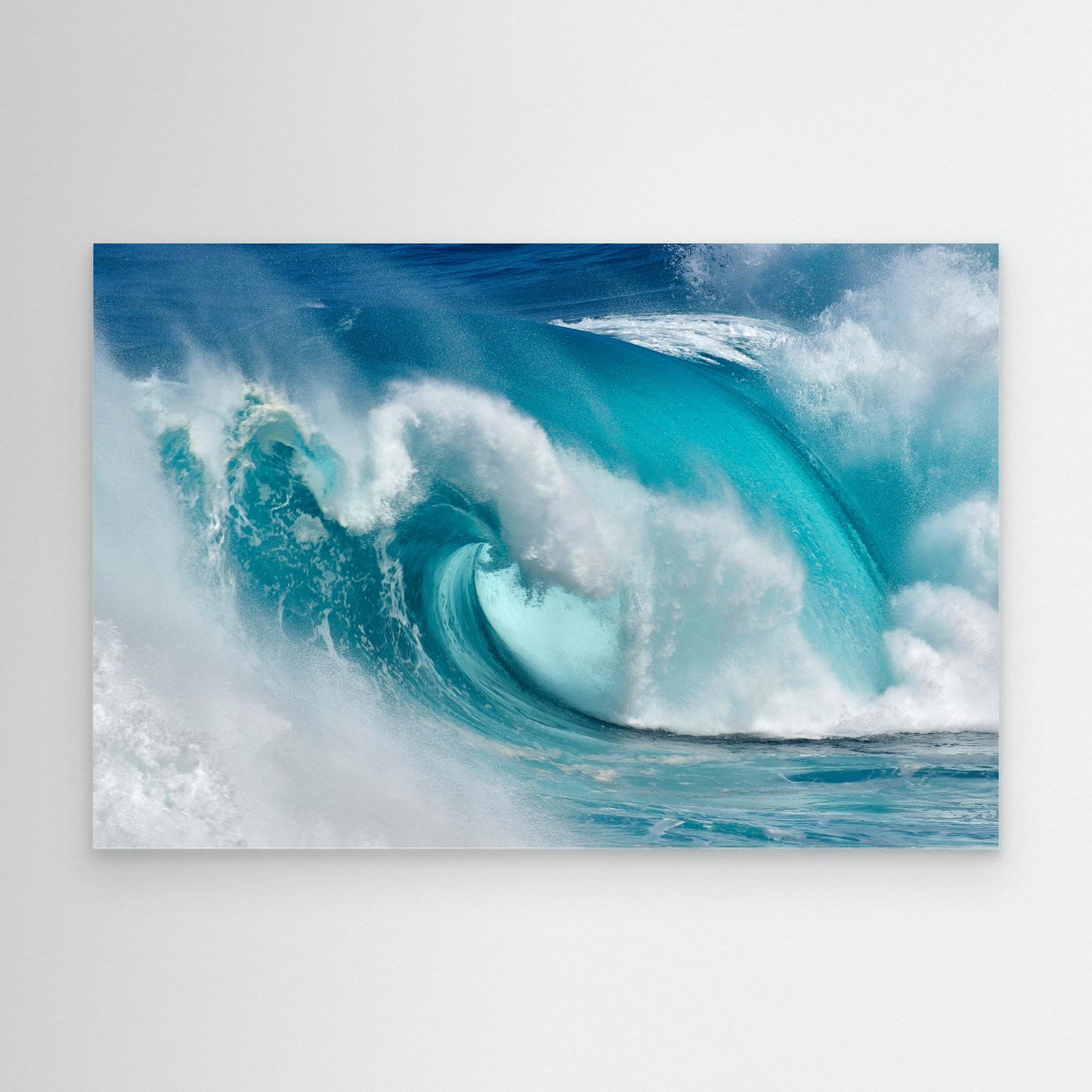 When the ocean turns into blue fire by Daniel Montero