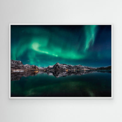 Lofoten Aurora Reflection by Javier De La Torre