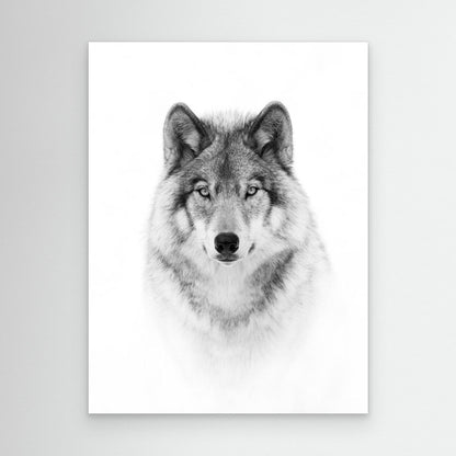 Portrait of a Timber Wolf by Jim Cumming