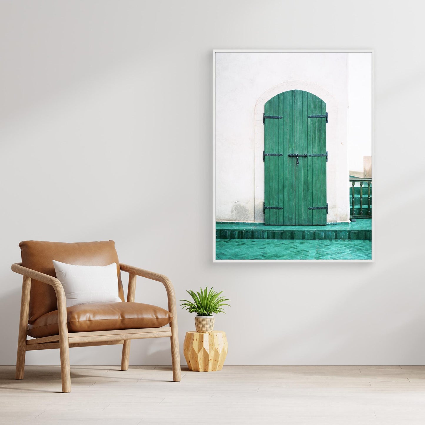 Marrakesh Green Door by Raisa Zwart