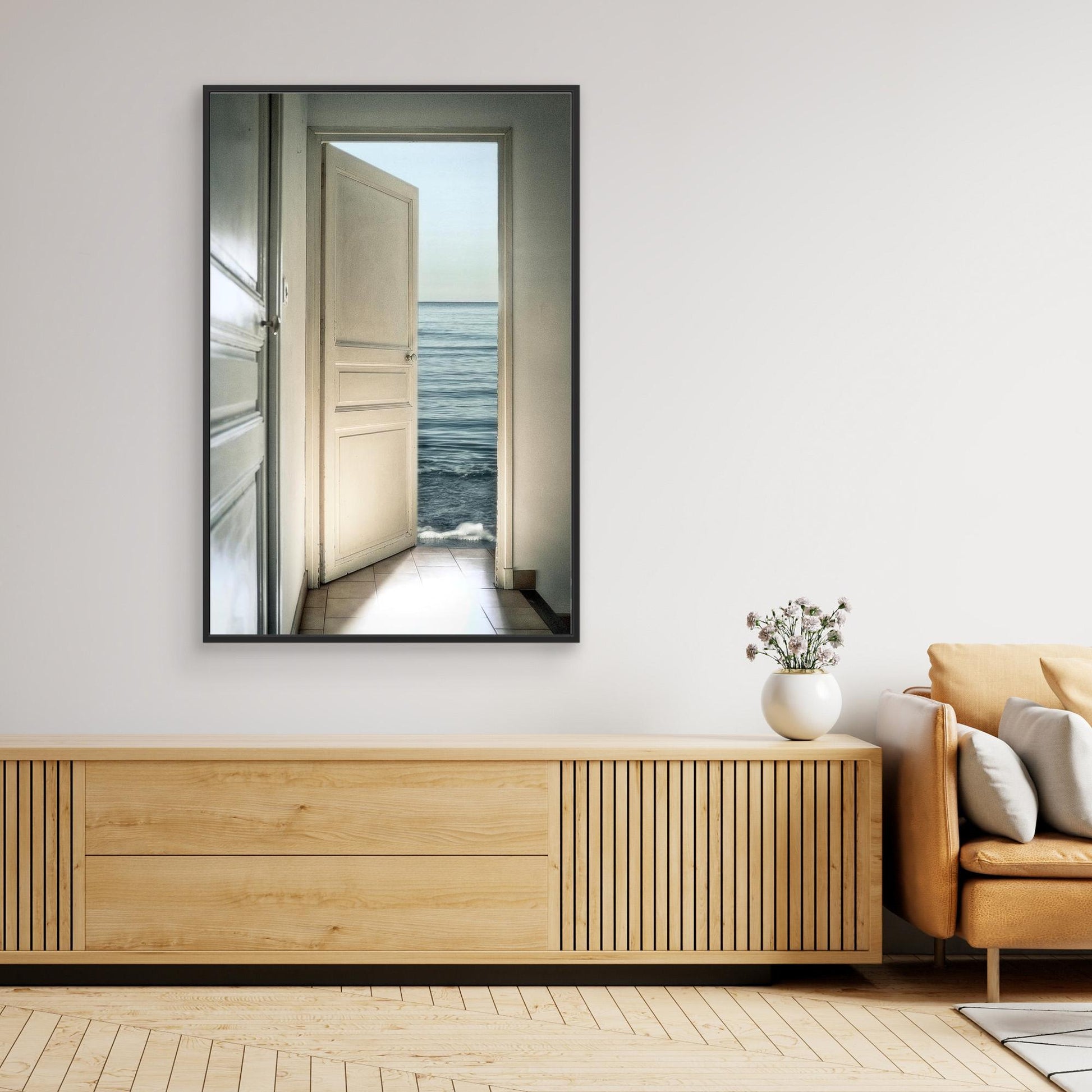 Behind the door by Christian Marcel