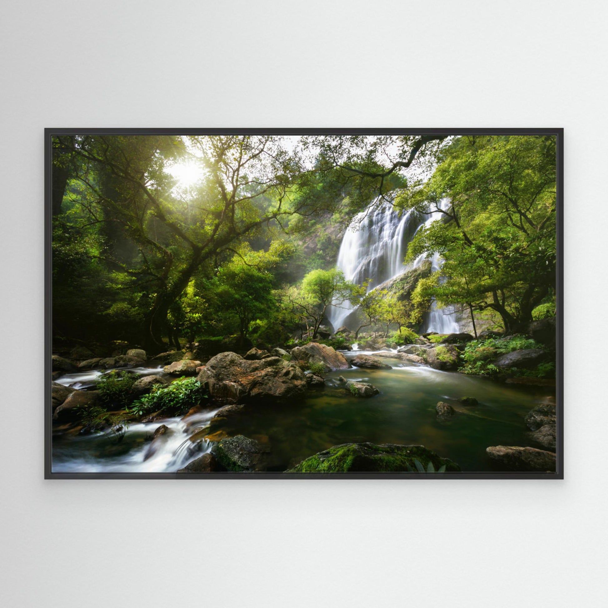 Mountain stream by Woraphon Banchobdi