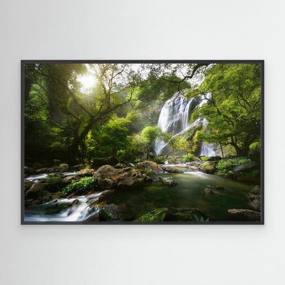 Mountain stream by Woraphon Banchobdi