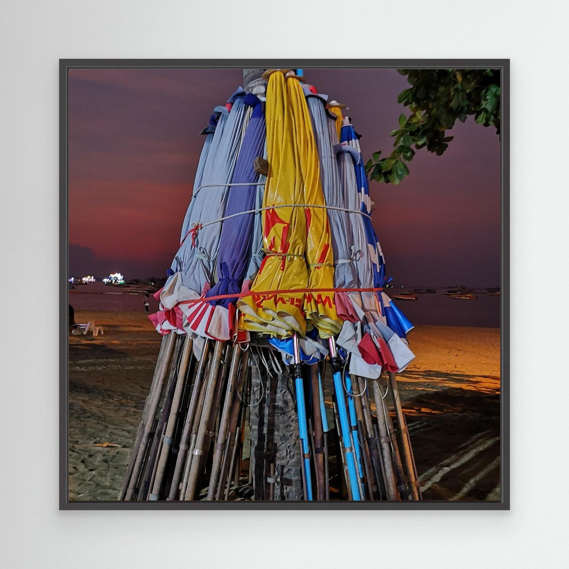 Parasols at rest