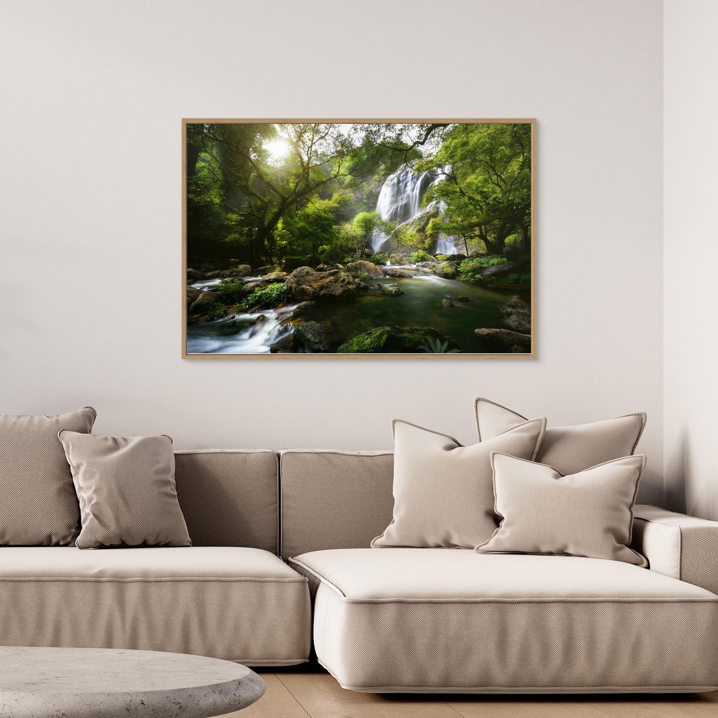 Mountain stream by Woraphon Banchobdi