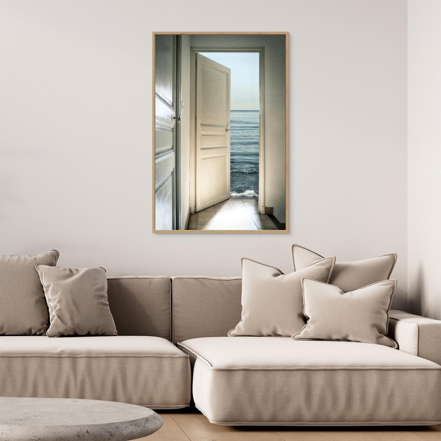 Behind the door by Christian Marcel