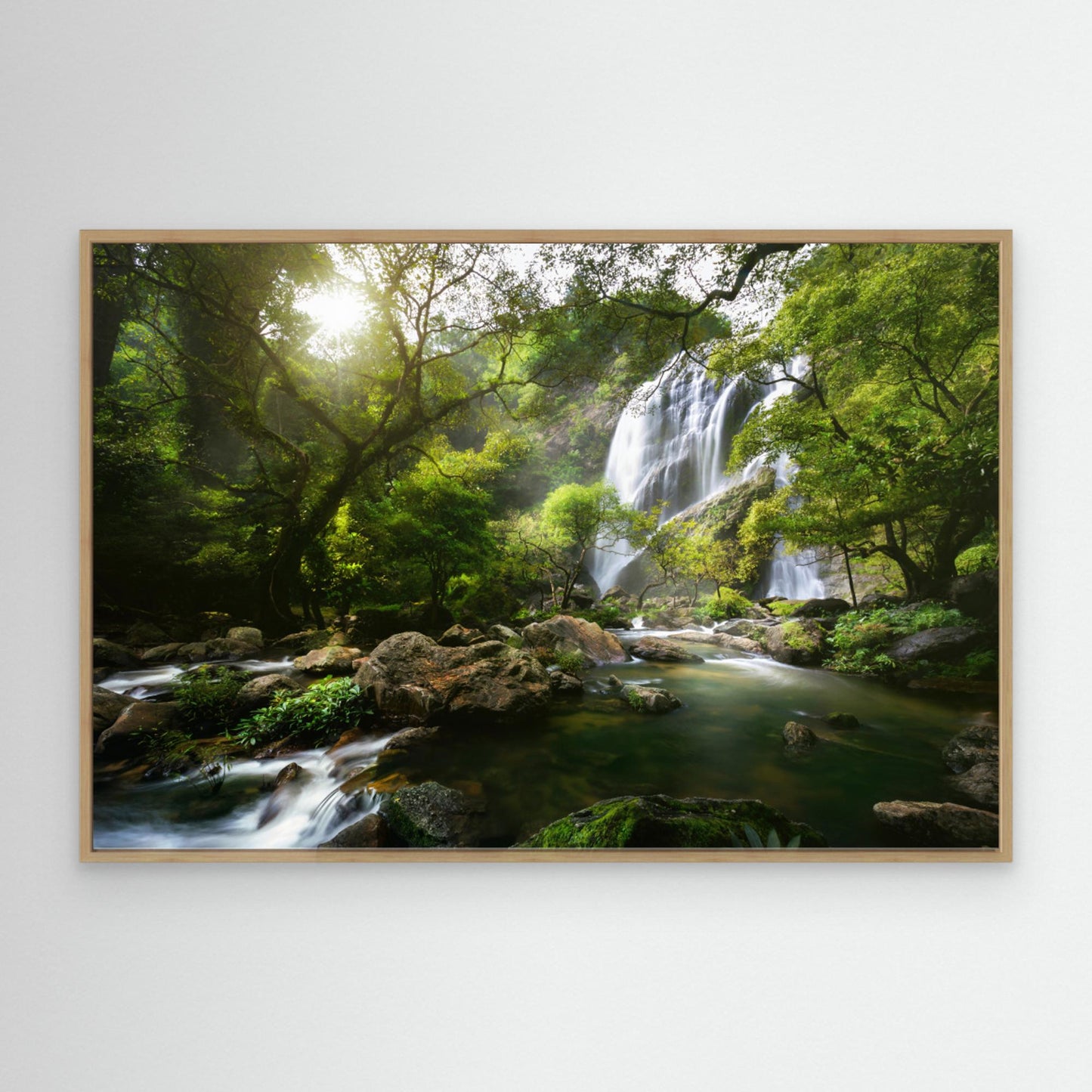 Mountain stream by Woraphon Banchobdi