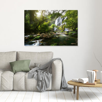 Mountain stream by Woraphon Banchobdi