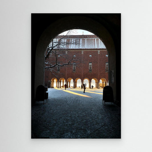 Stockholm City Hall courtyard