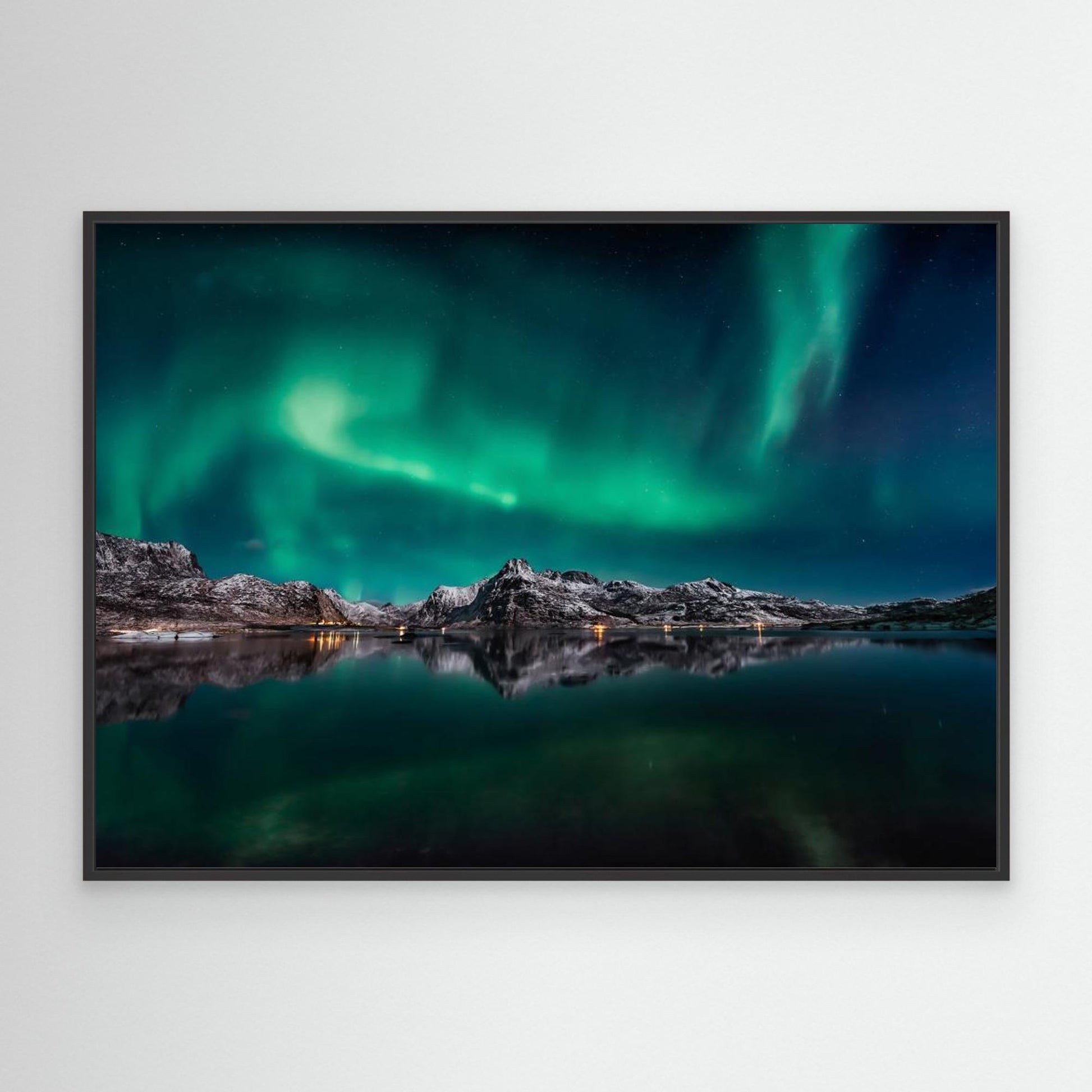 Lofoten Aurora Reflection by Javier De La Torre