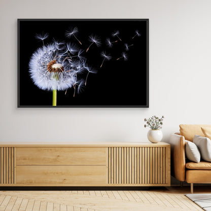 Dandelion Blowing by Bess Hamiti