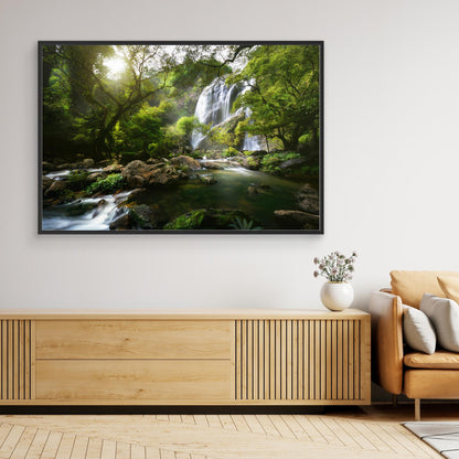 Mountain stream by Woraphon Banchobdi