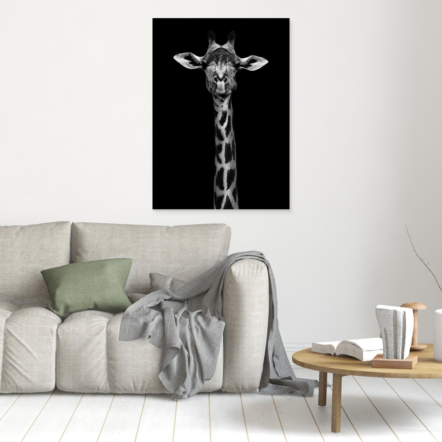 Giraffe Portrait by Wild Photo Art
