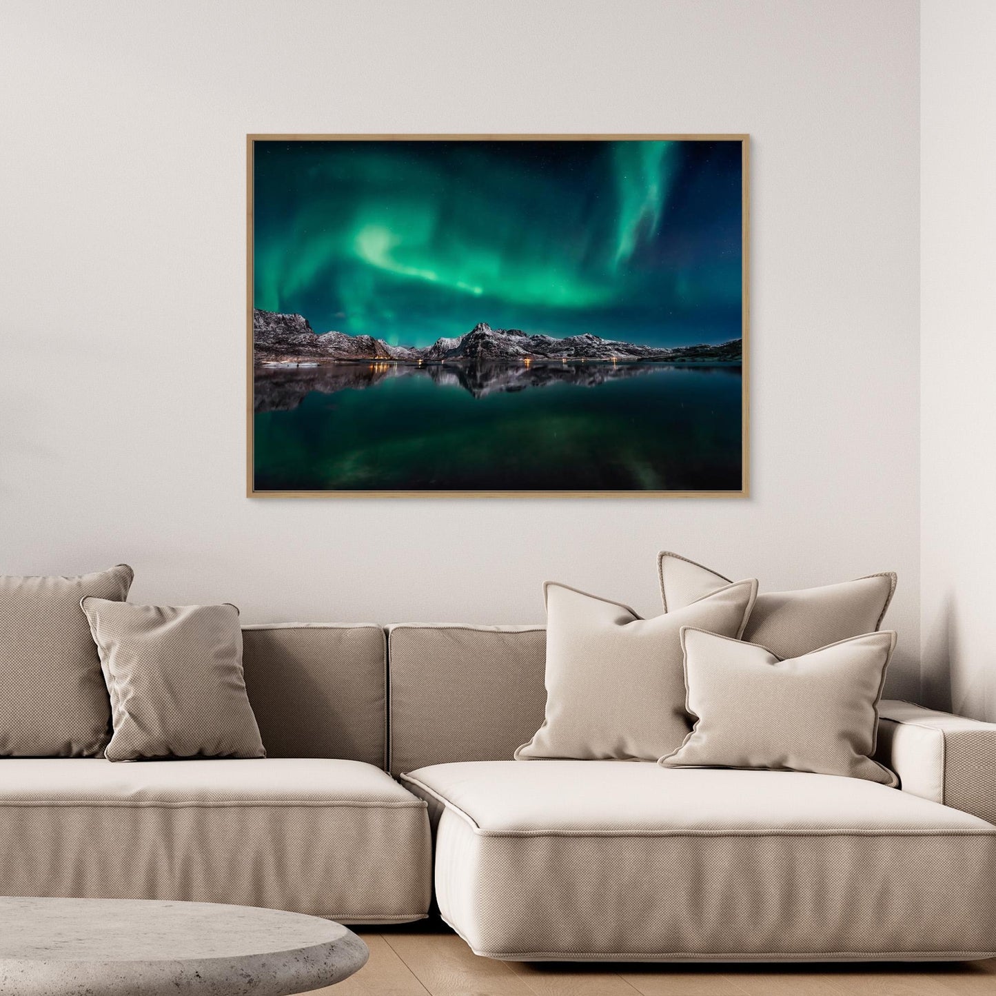 Lofoten Aurora Reflection by Javier De La Torre