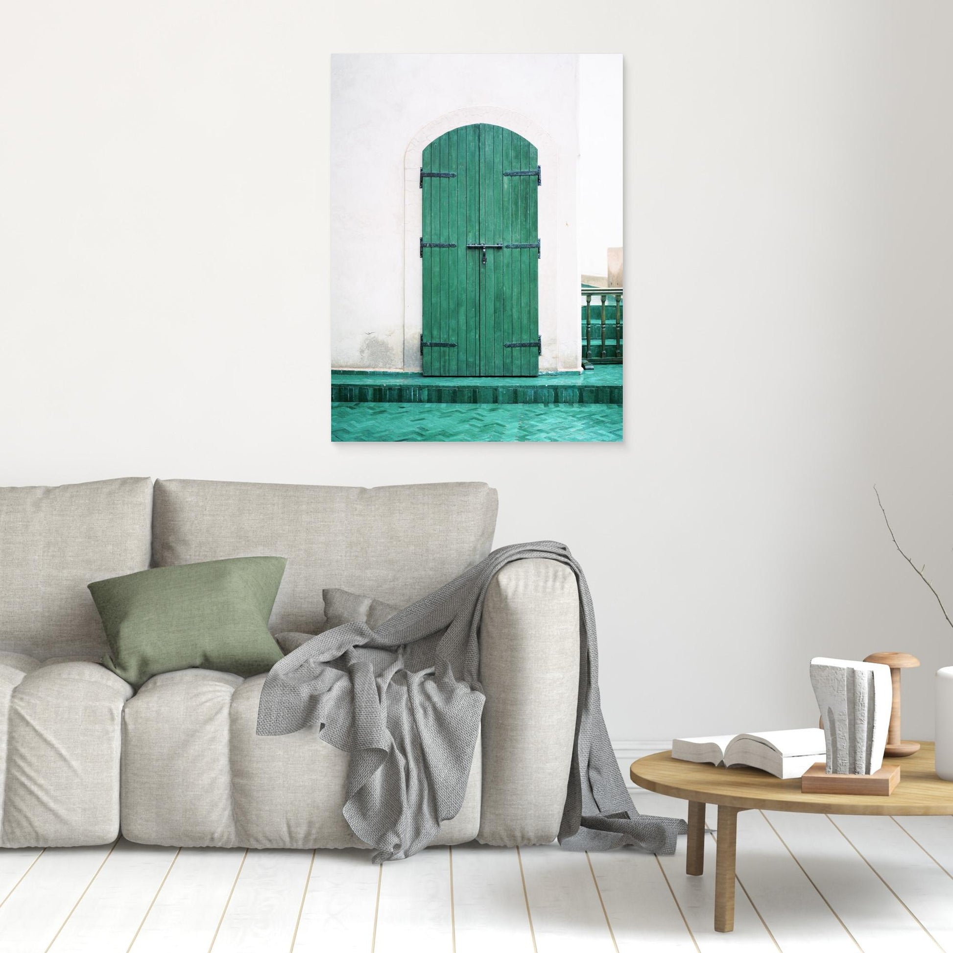Marrakesh Green Door by Raisa Zwart