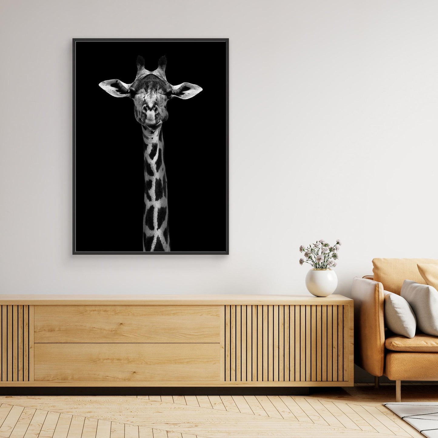 Giraffe Portrait by Wild Photo Art