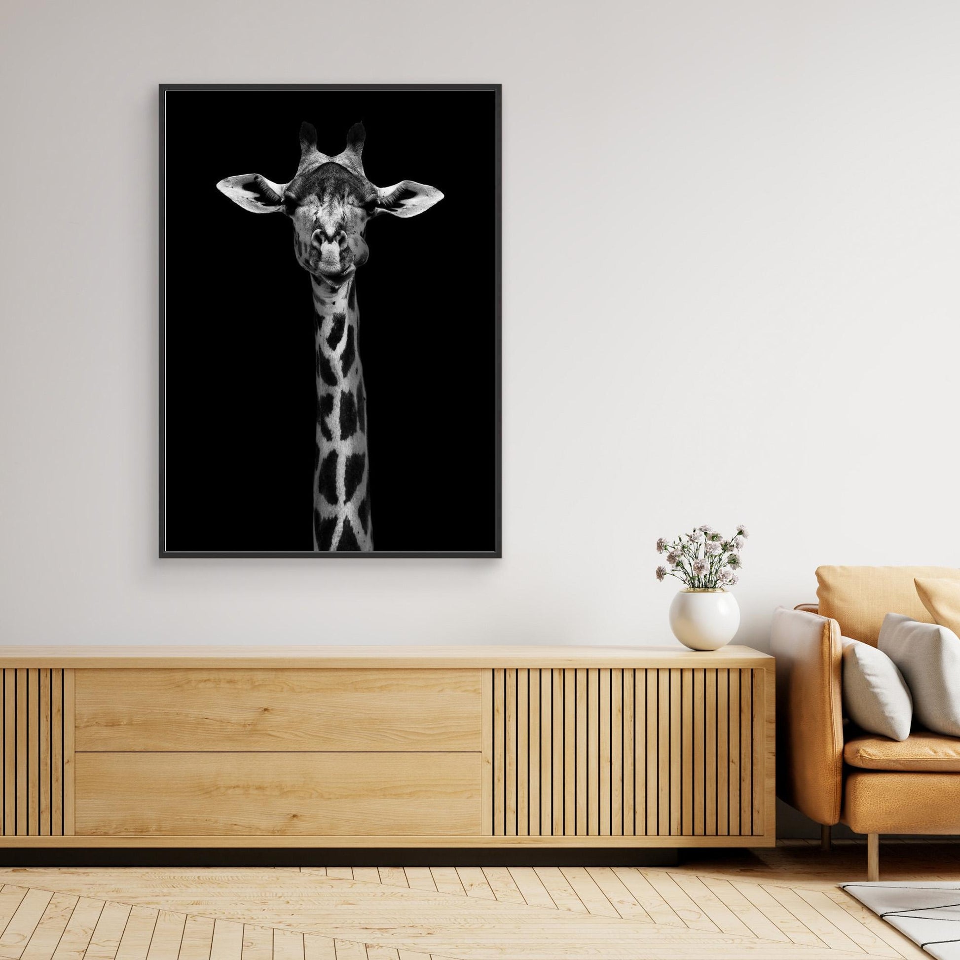 Giraffe Portrait by Wild Photo Art