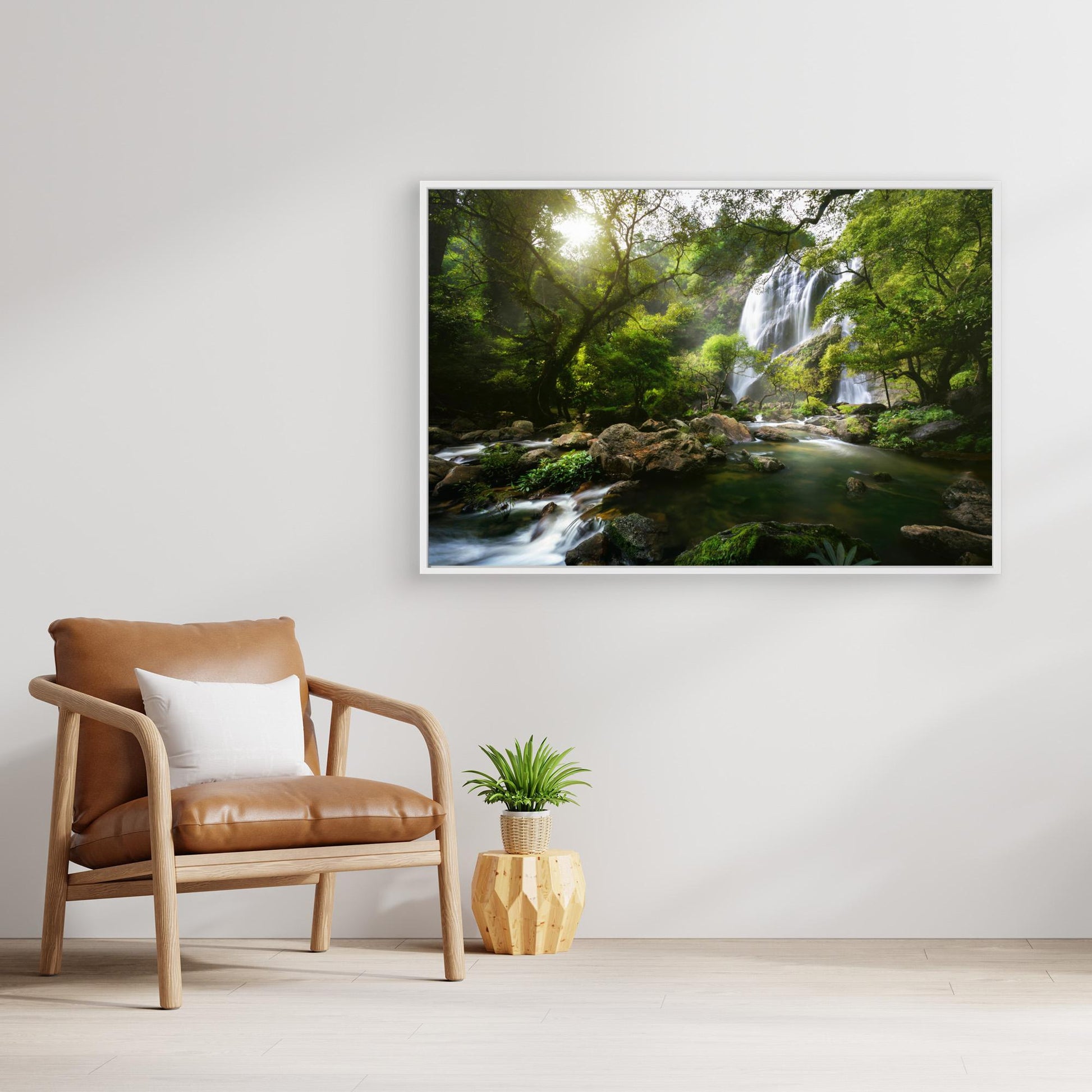 Mountain stream by Woraphon Banchobdi