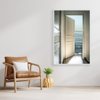 Behind the door by Christian Marcel